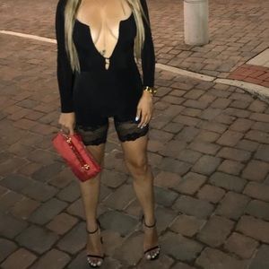 Body suit with stretch